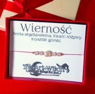 Bransoletka z kamieniami szlachetnymi - wierność