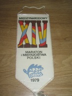 Międzynarodowy XIV MARATON i Mistrzostwa Polski DĘBNO 1979 proporczyk