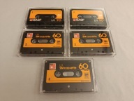 MC / Kaseta Magnetofonowa BASF LH / 5 Sztuk