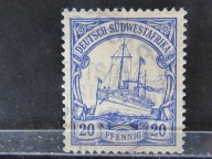 Niemiecka Afryka Wsch. stary znaczek (1/20