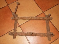 STARY SKŁADANY WIESZAK DREWNIANY