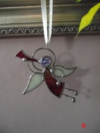 Witraż Tiffany. Aniołek. Idealny prezent.