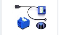 Pompka do fontanny z końcówką USB z podświetleniem LED z zasilaczem