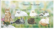 Ghana 2000 ** cena 9,90 zł kat.8€ - fauna, koty