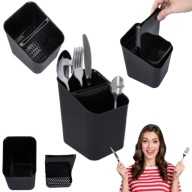 OCIEKACZ NA SZTUĆCE DO SZTUĆCÓW PLASTIKOWY STOJĄCY DO SZAFKI ZLEWU CADRO