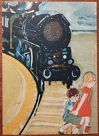 Komendant MO, zawiadomienie, pociąg, dzieci, PRL