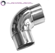 nierdzewne kolano wklejane wbijane 42,4 mm obłe