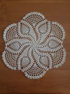 SERWETA SERWETKA SZYDEŁKOWA Z KORDONKA /RĘKODZIEŁO ROBÓTKI RĘCZNE SZYDEŁKO