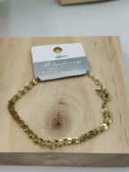 Blueberry Bransoletka damska złota tradycja regulowana stal 316 L - KLASA