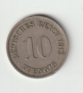 Niemcy-Cesarstwo 10 Pfennig 1912 J