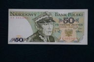 Banknot Polska PRL 50 złotych ser KE 1988 rok destrukt !!!