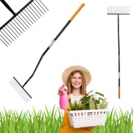 GRABIE OGRODOWE METALOWE DRUCIANE DO OGRODU TRAWY TRAWNIKA METALOWY TRZON