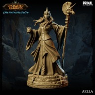 Mage Queen Aella - CoE - figurka RPG DnD D&D - druk 3D 14K