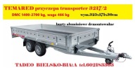 PRZYCZEPA TEMARED TRANSPORTER 3217/2 2700kg, burty demontowalne, 325x171