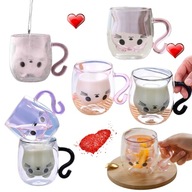 PREZENT NA WALENTYNKI KUBEK SŁODKI KOTEK DLA NIEJ ŻONY DZIEWCZYNY 250ML