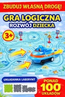 Gra Logiczna Dla Dzieci Układanka Labirynt Budowanie Dróg Puzzle Prezent 3+