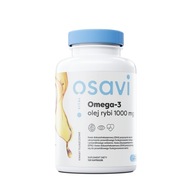 Osavi Vital Kwasy Omega-3 olej rybi cytryna 1000 mg 120 kaps DHA EPA mózg