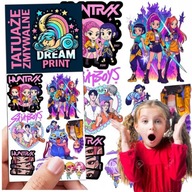 TATUAŻE ZMYWALNE DLA DZIECI KPOP DEMON HUNTERS HUNTRIX WZORY ORYGINALNE