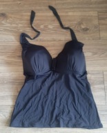 Góra stroju kąpielowego tankini OCEAN CLUB 48 czarna wiązana