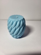 PLECIONA WOLNOSTOJĄCA ŚWIECA Z WOSKU SOJOWEGO HANDMADE