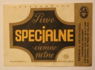 ETYKIETA - BROWAR GRUDZIĄDZ - Piwo SPECIALNE - ciemne pełne