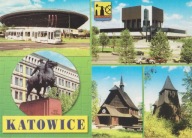 KATOWICE - SPODEK - BIBLIOTEKA - POMNIK - KOŚCIÓŁ - DZWONNICA - HERB