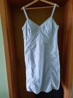 Sukienka 46 HENNES len bawełna na ramiączkach