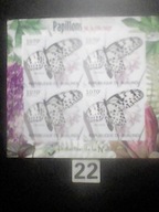 Motyle , Burundi , MNH cięty
