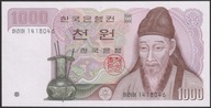 Korea Południowa 1000 won 1983 - stan bankowy UNC