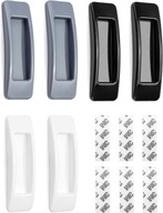 KLAMKI DO DRZWI PRZESUWANYCH ZESTAW 6 SZTUK UCHWYTY BEZ WIERCENIA