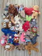 Zestaw maskotek 25szt Średnie 10-20cm 820