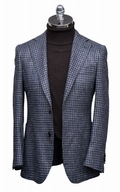 POSZETKA - Marynarka Marlon w Pepitę - Silk & Wool - Cerruti (44)