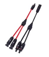 SOLARNY + - RÓWNOLEGŁY Z KABLEM ZŁĄCZE KONEKTOR MC4 DWÓJNIK 30A