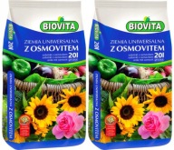 2X ZIEMIA UNIWERSALNA DO WARZYW KWIATÓW PODŁOŻE Z OSMOVITEM 20L BIOVITA
