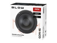 GŁOŚNIK BASOWY WOOFER GDN 200W 165mm NISKOTONOWY JEDNODROŻNY GDN16