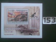 Ptaki i krokodyle , Guine-Bissau MNH