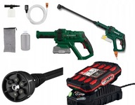 AKUMULATOROWA MYJKA CIŚNIENIOWA 20V PARKSIDE Z AKUMULATOREM I ŁADOWARKĄ