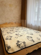 Koc 100% wełna owcza Merino (155x200cm)