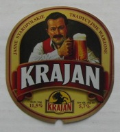 ETYKIETA PIWO JASNE STAROPOLSKIE BROWAR KRAJAN NAKŁO