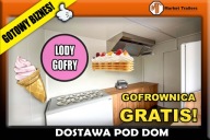 Przyczepa gastronomiczna lody gofry 3.5 m gratis gotowy biznes od ręki