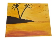 20. Obraz "Zachód słońca", ZSP nr 20 w Poznaniu