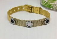 25929 Bransoletka Pasek Mesh;Stal 316L