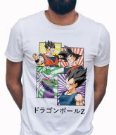 Koszulka męska bawełniana z nadrukiem anime DRAGON BALL SON GOKU