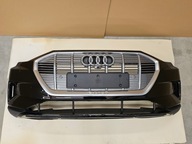 ZDERZAK PRZÓD AUDI ETRON 4KE LY9B DEMONTAŻ KOMPLETNY BRILLIANTSCHWARZ !!!
