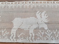 SKANDYNAWSKA FIRANKA ZAZDROSTKA LAMBREKIN ŁOSIE SZYDEŁKO 46x147 nr.20