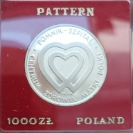 1000 złotych 1986 (1) POMNIK SZPITAL - CENTRUM ZDROWIA MATKI POLKI - PRÓBA