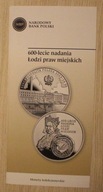 FOLDER NBP DO MONETY 10 zł 2023 600 - lecie nadania Łodzi praw miejskich