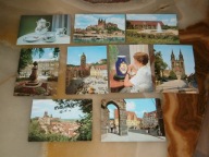 PAMIĄTKI PRL MONACHIUM 1967 MAŁE KARTKI 9 SZT