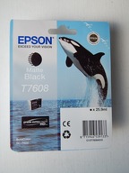 TUSZ EPSON T7608 MatteBlack SC-P600 ORYGINALNY