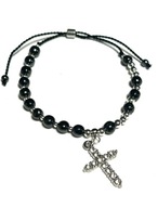 Różaniec Bransoletka Kamienie naturalne Hematyt